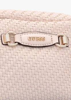Francy Woven Shell Camera Cross-Body Bag