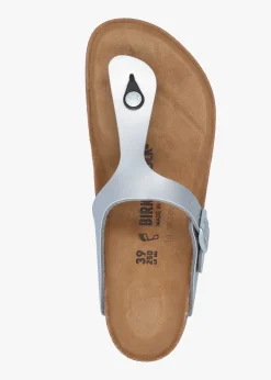 Gizeh Silver Birko-Flor Sandals