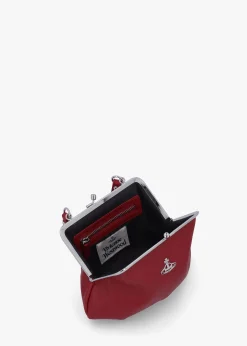 Granny Frame Red Purse