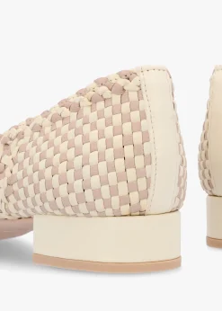 Gretschen Multicoloured Woven Leather Ballerina Pumps