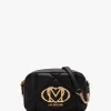 Heart Logo Quilted Nero Cross-Body Bag
