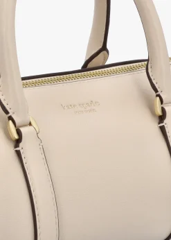 Icon Milk Glass Leather Barrel Cross-Body Bag