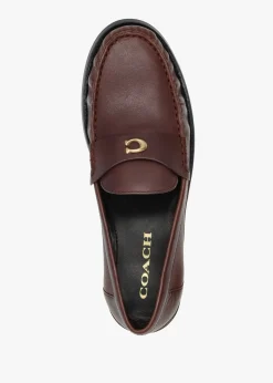 Jolene Maple Leather Loafers