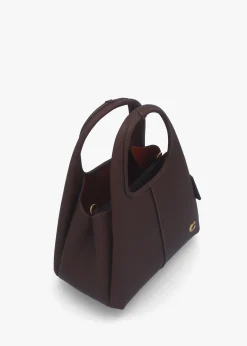 Lana 23 Brass Maple Leather Shoulder Bag