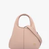 Lana 23 Cream Nude Leather Shoulder Bag