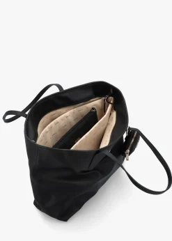 Large Power Play II Black Tech Tote Bag