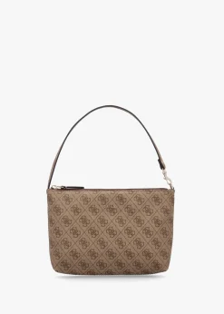 Large Power Play II Latte Logo Tech Tote Bag