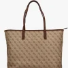 Large Power Play Latte Logo Tech Tote Bag