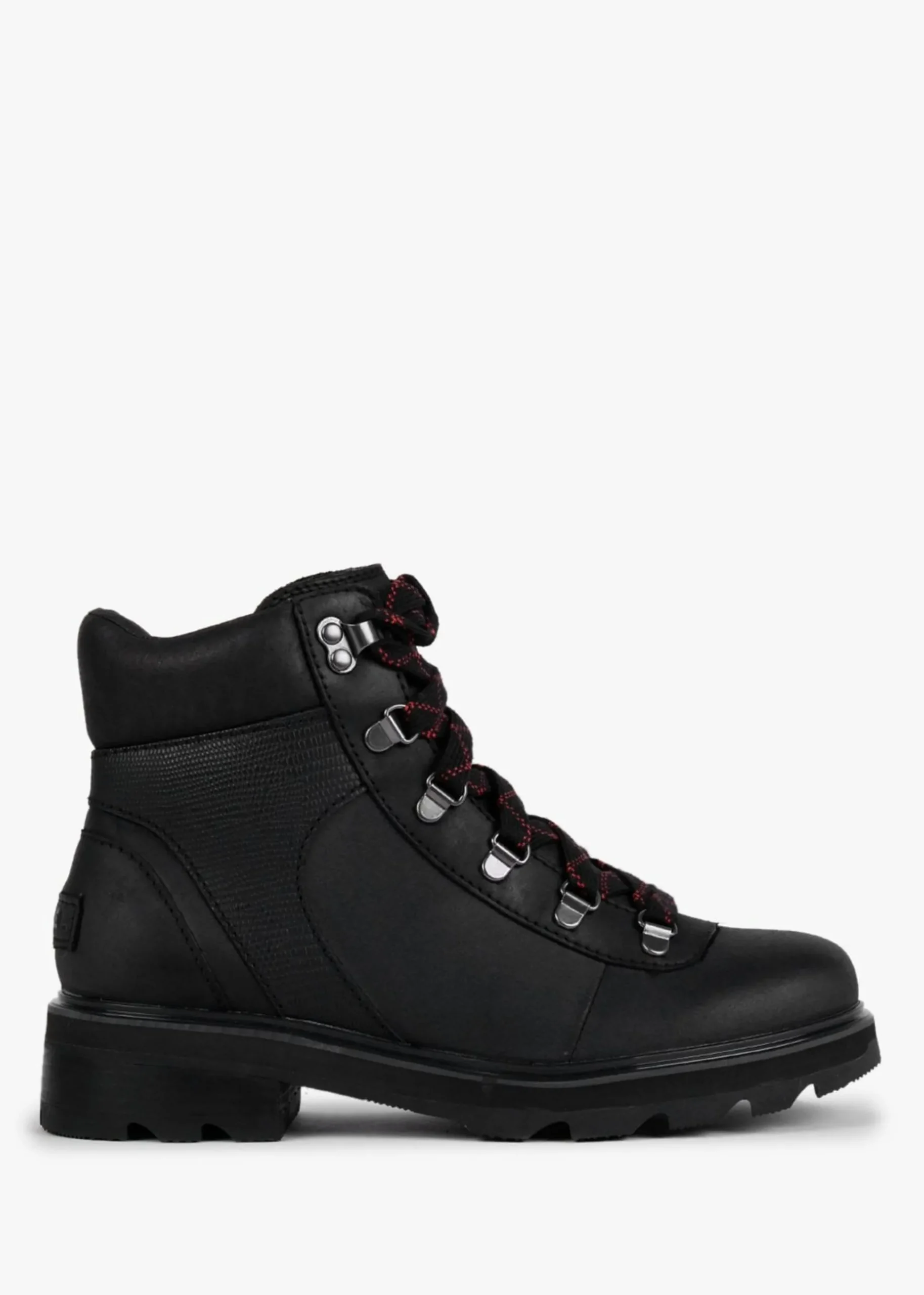 Lennox Black Leather Hiker STKD Waterproof Boots