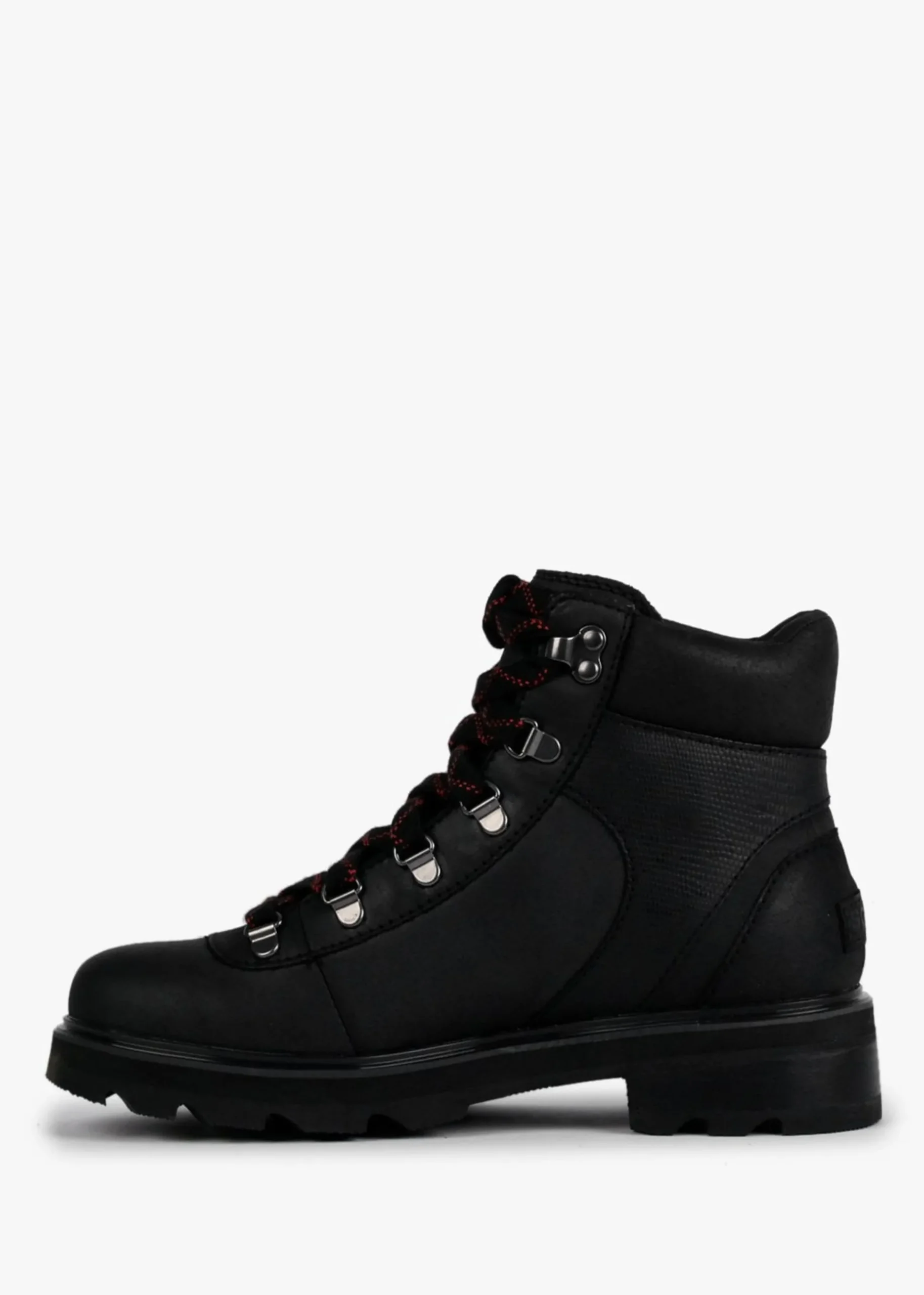 Lennox Black Leather Hiker STKD Waterproof Boots