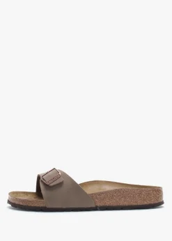 Madrid Birko-Flor Nubuck Mocca Mules
