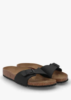 Madrid Black Birko-Flor Mules