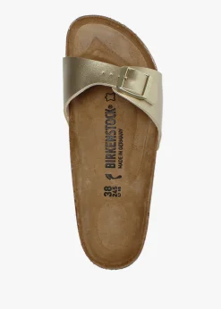 Madrid Gold Birko-Flor Mules
