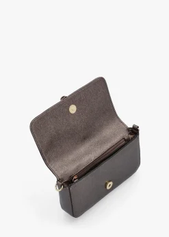 Materia Bronzo Metallic Shoulder Bag