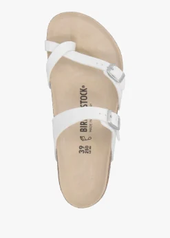 Mayari White Birko-Flor Thong Sandals