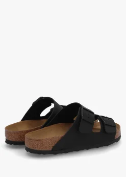 Men's Arizona Birko-Flor Black Two Bar Mules