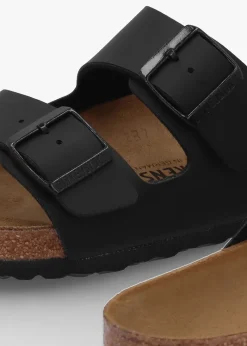 Men's Arizona Birko-Flor Black Two Bar Mules