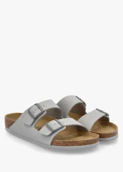 Men's Arizona Birko-Flor Stone Coin Two Bar Mules