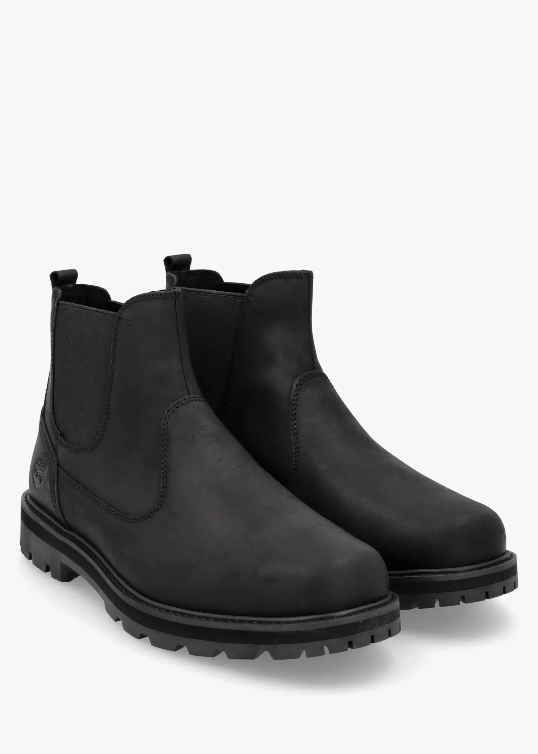 Men’s Britton Road Black Leather Chelsea Boots