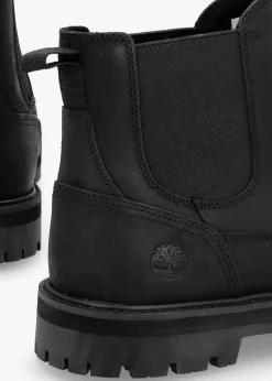 Men’s Britton Road Black Leather Chelsea Boots