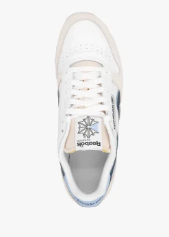 Men's Classic Cloud White Pure Grey Pale Blue Leather & Suede Trainers