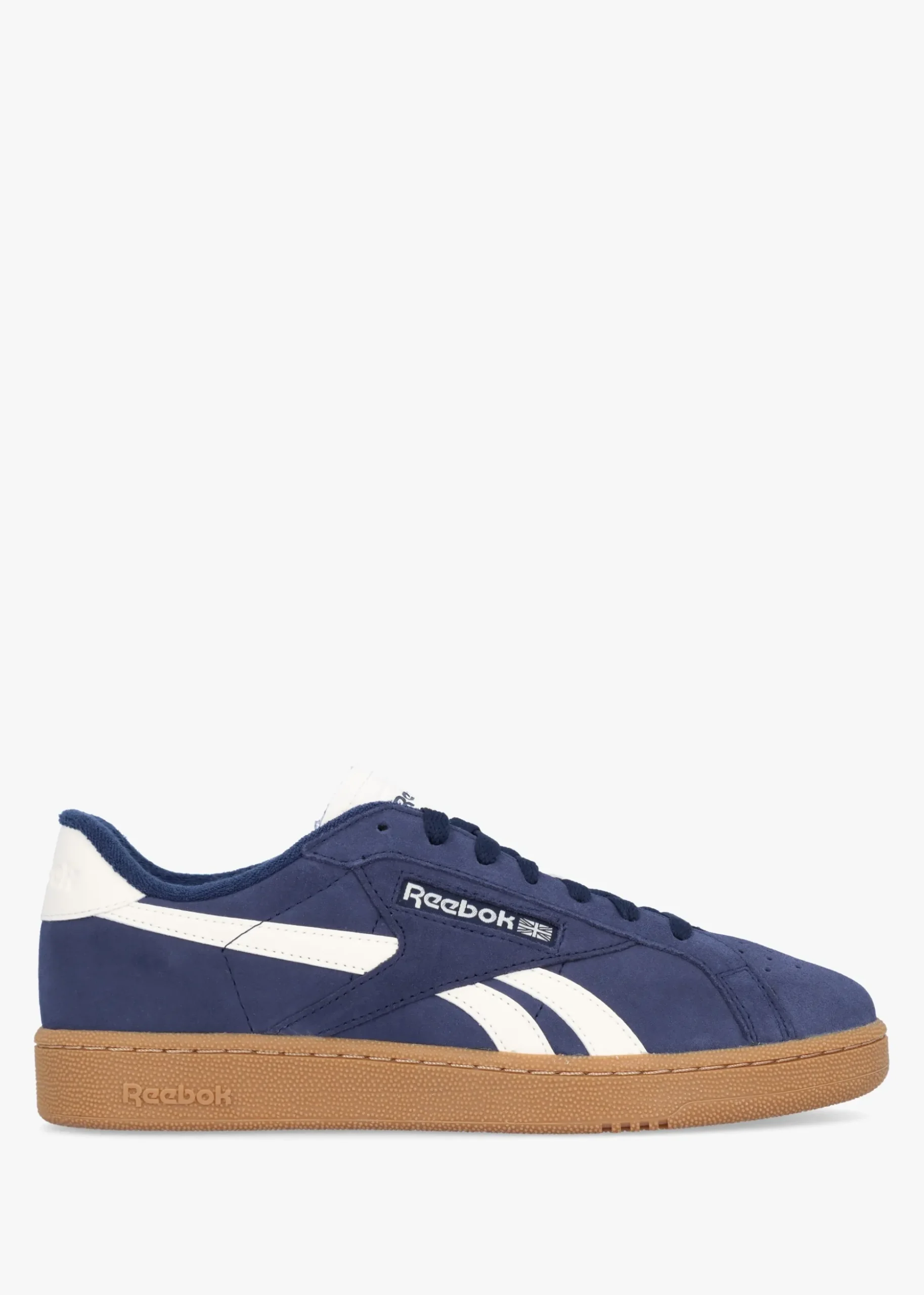 Men's Club C Grounds Vector Navy Chalk Gum Suede Tennis Trainers