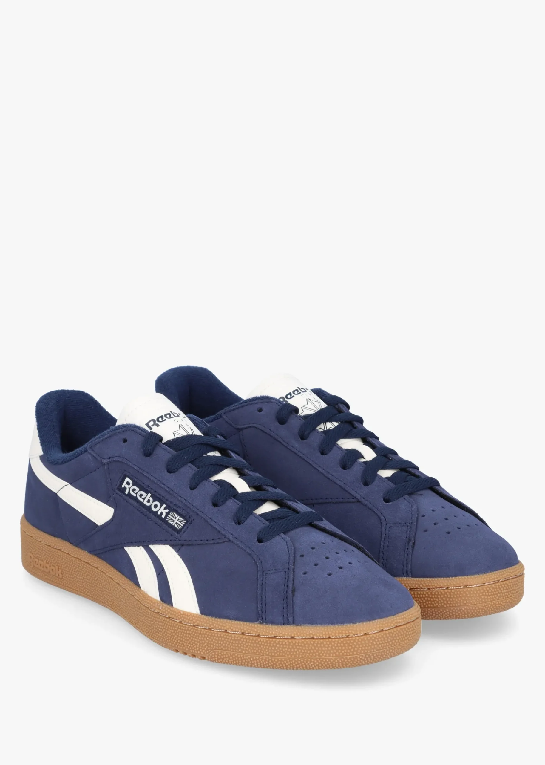 Men's Club C Grounds Vector Navy Chalk Gum Suede Tennis Trainers