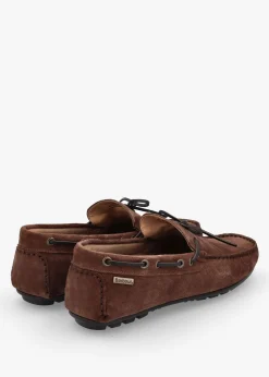 Men’s Courage Chocolate Suede Driving Shoes