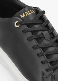 Men’s GRFTR Lite Black & Gold Leather Trainers