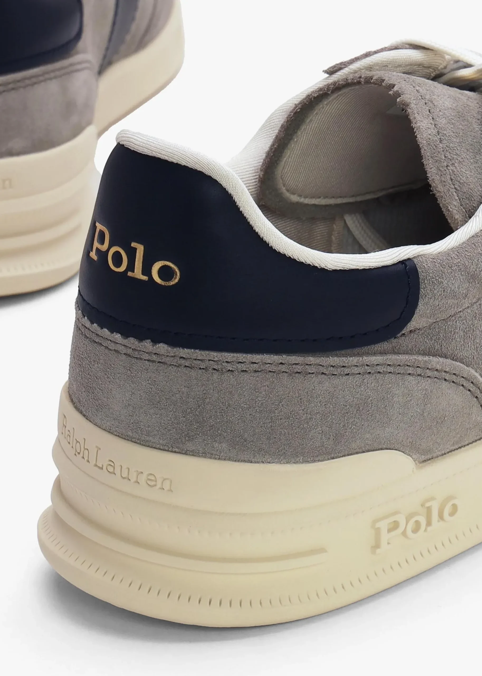 Men’s Heritage Aera Grey & Navy Suede Trainers