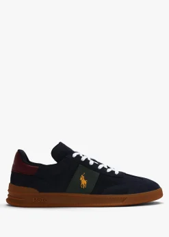 Men’s Heritage Aera Navy Multi Suede Trainers