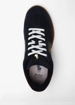 Men’s Heritage Aera Navy Multi Suede Trainers