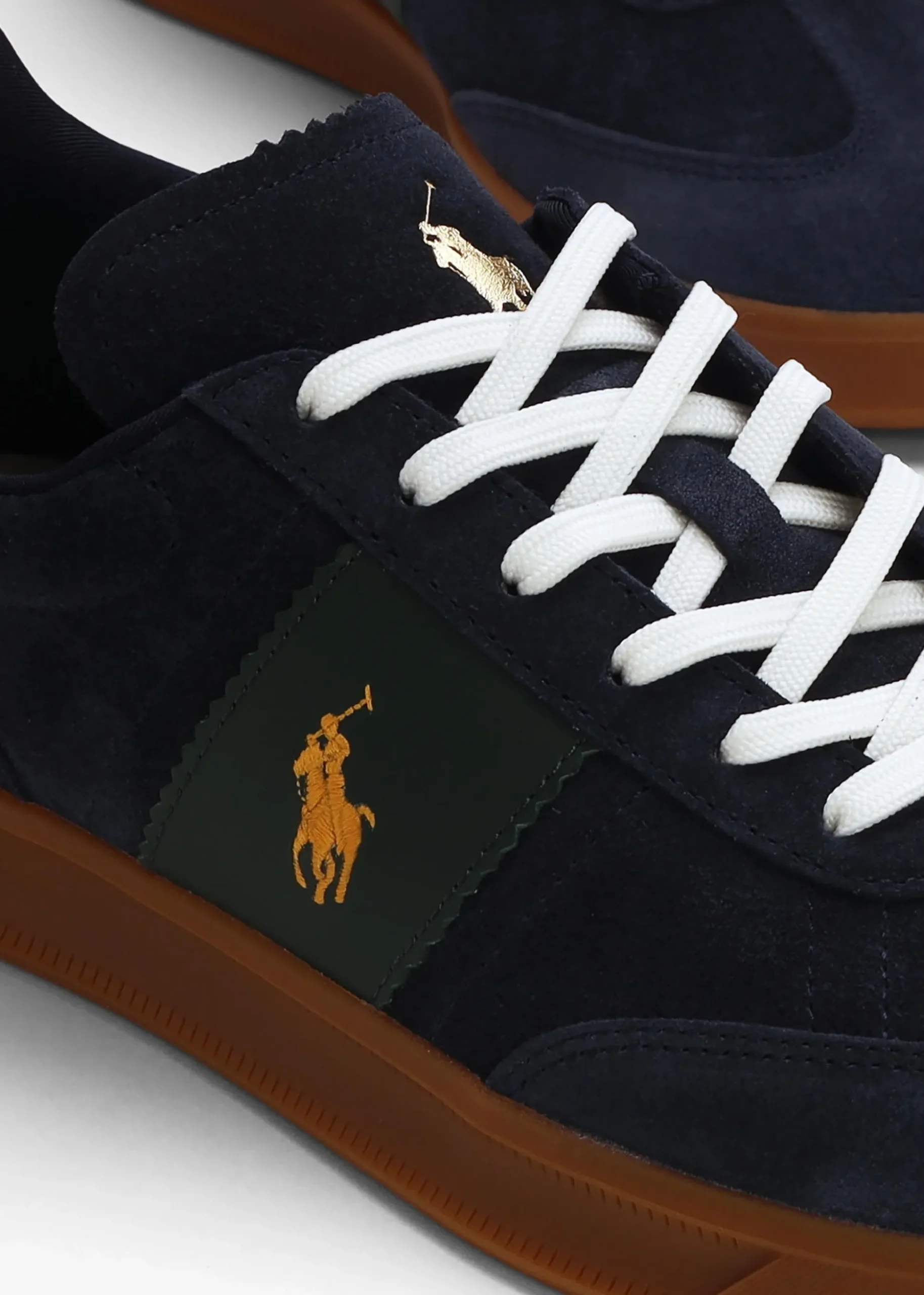 Men’s Heritage Aera Navy Multi Suede Trainers