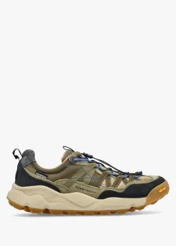 Men’s Iwano II Uni Light Brown Taupe Suede Technical Fabric Trainers