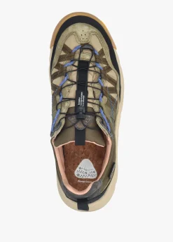 Men’s Iwano II Uni Light Brown Taupe Suede Technical Fabric Trainers