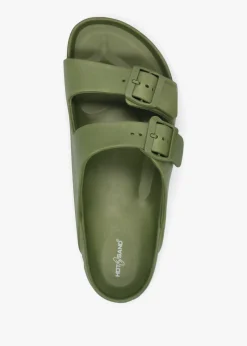 Men's Khaki Two Bar Mules
