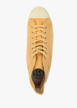 Men’s Military Ivory Gum High-Top Trainers
