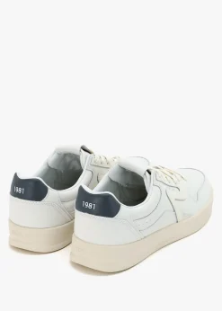 Men’s Oyzone Action White Leather Trainers