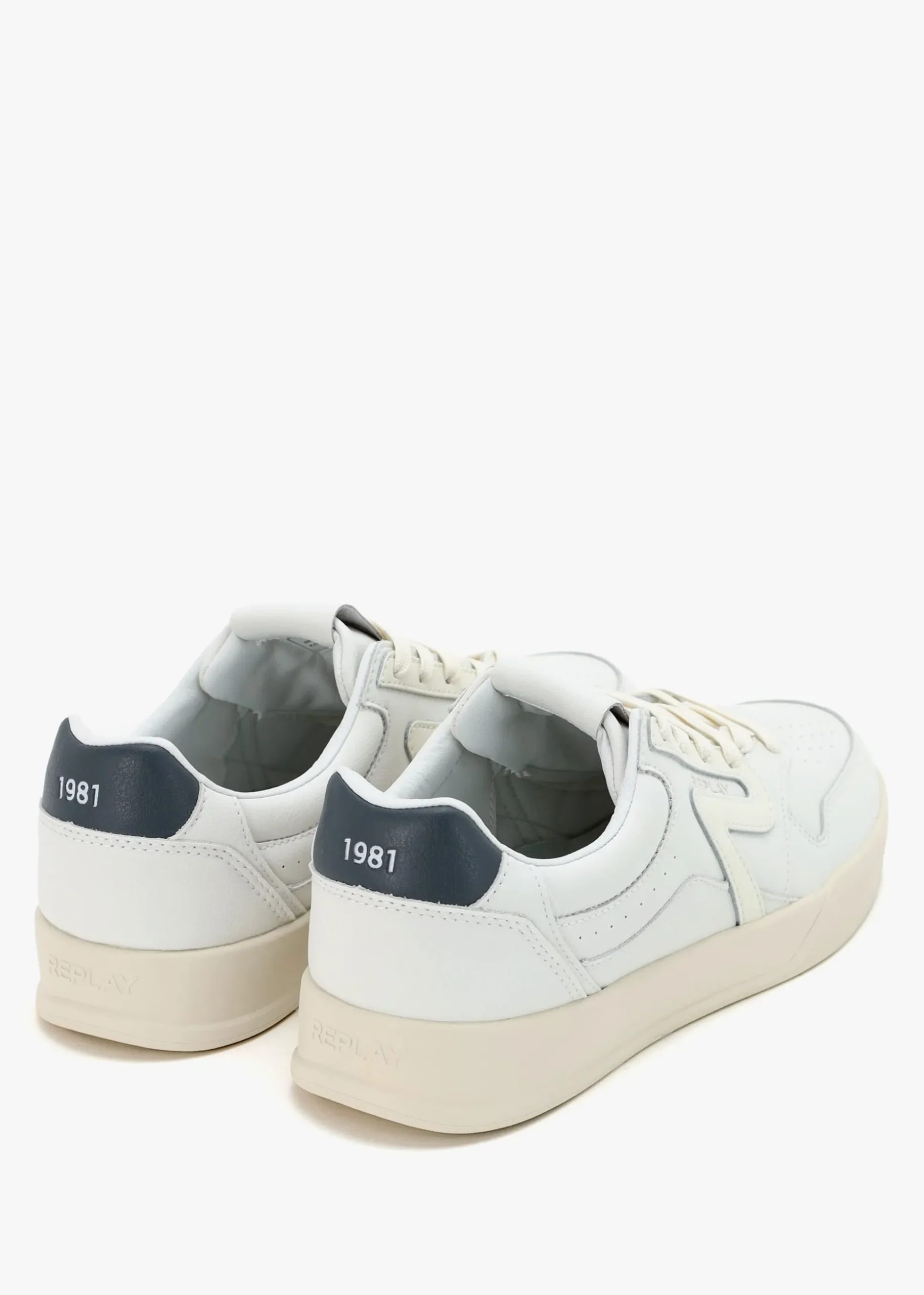Men’s Oyzone Action White Leather Trainers