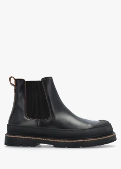Men’s Prescott Black Waxy Leather Chelsea Boots