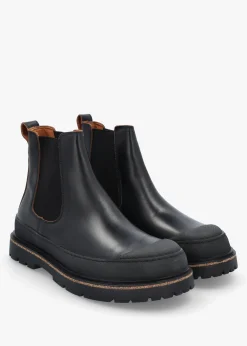 Men’s Prescott Black Waxy Leather Chelsea Boots