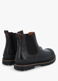 Men’s Prescott Black Waxy Leather Chelsea Boots