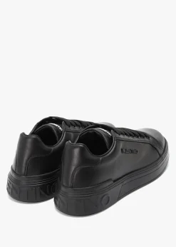 Men's Ray Black Leather Trainers