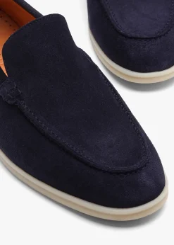 Men’s Soro Navy Suede Loafers