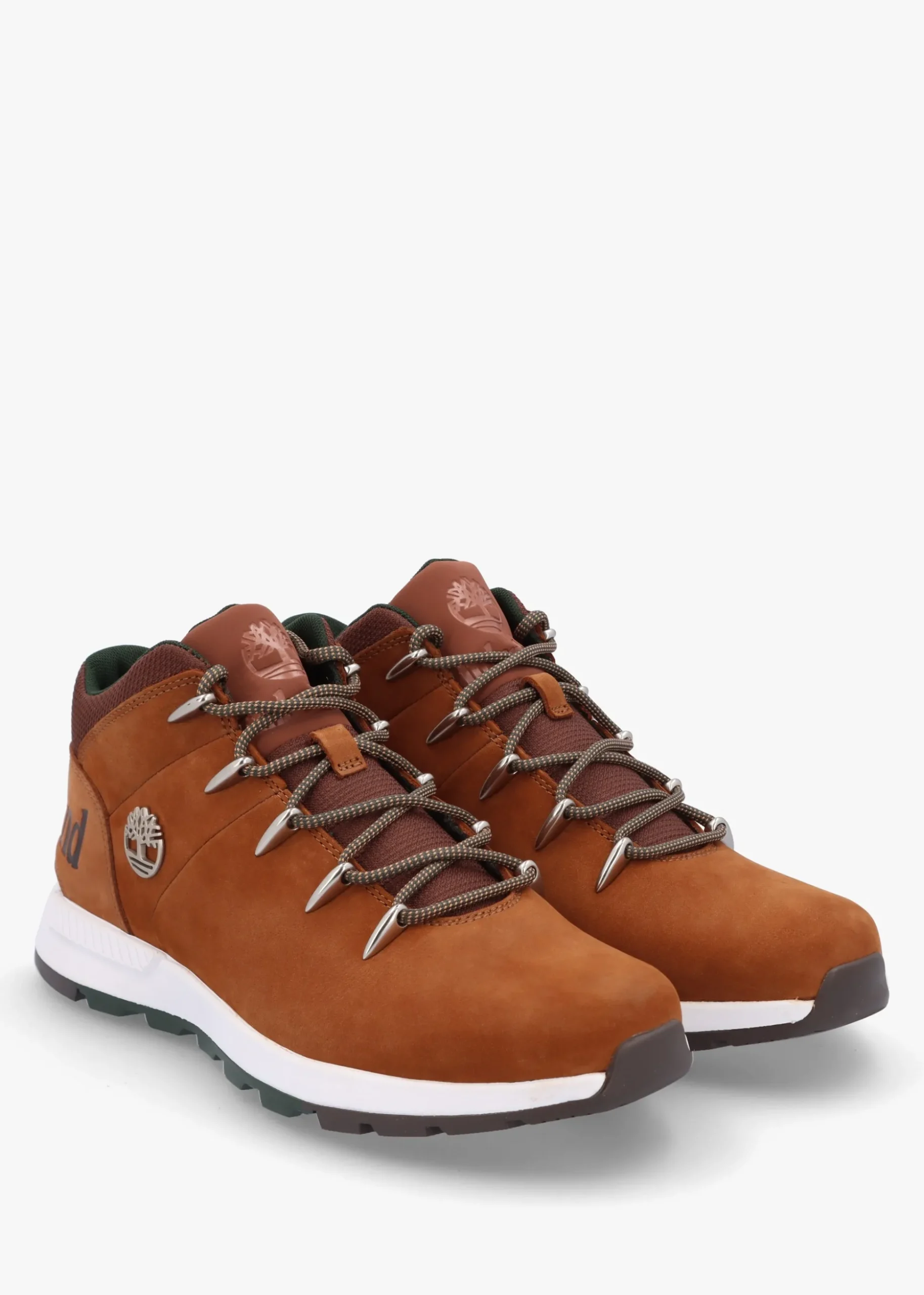 Men’s Sprint Trekker Lace Up Rust Nubuck Mid Top Trainers