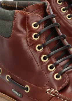 Men’s Tiller Mahogany Leather Ankle Boots