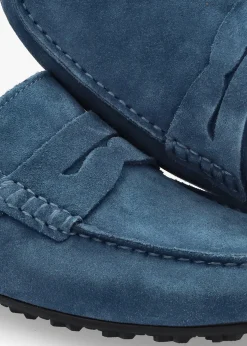 Men’s U Kosmopolis + Grip Dark Avio Suede Loafers