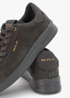 Men’s University M Dark Grey Suede Trainers
