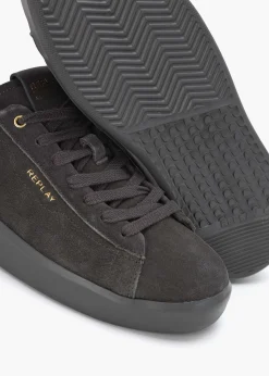 Men’s University M Dark Grey Suede Trainers