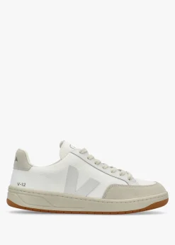 Men’s V-12 B-Mesh White Natural Trainers